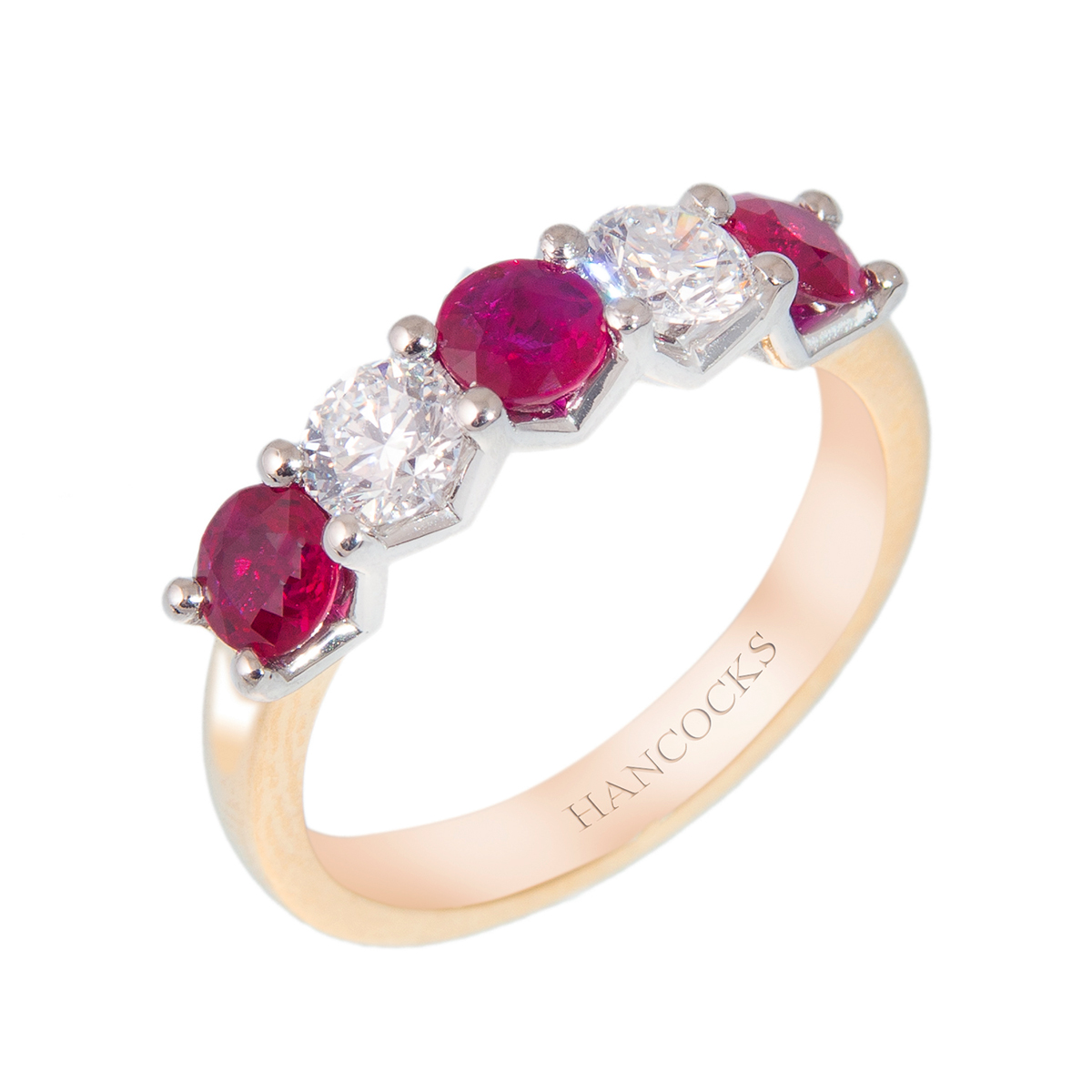 Ruby and Diamond Eternity Ring