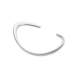 Silver Georg Jensen Offspring Slim Open Bangle