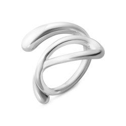 Georg Jensen Silver Mercy Ring