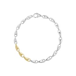 Reflect Silver and Gold Bracelet Slim