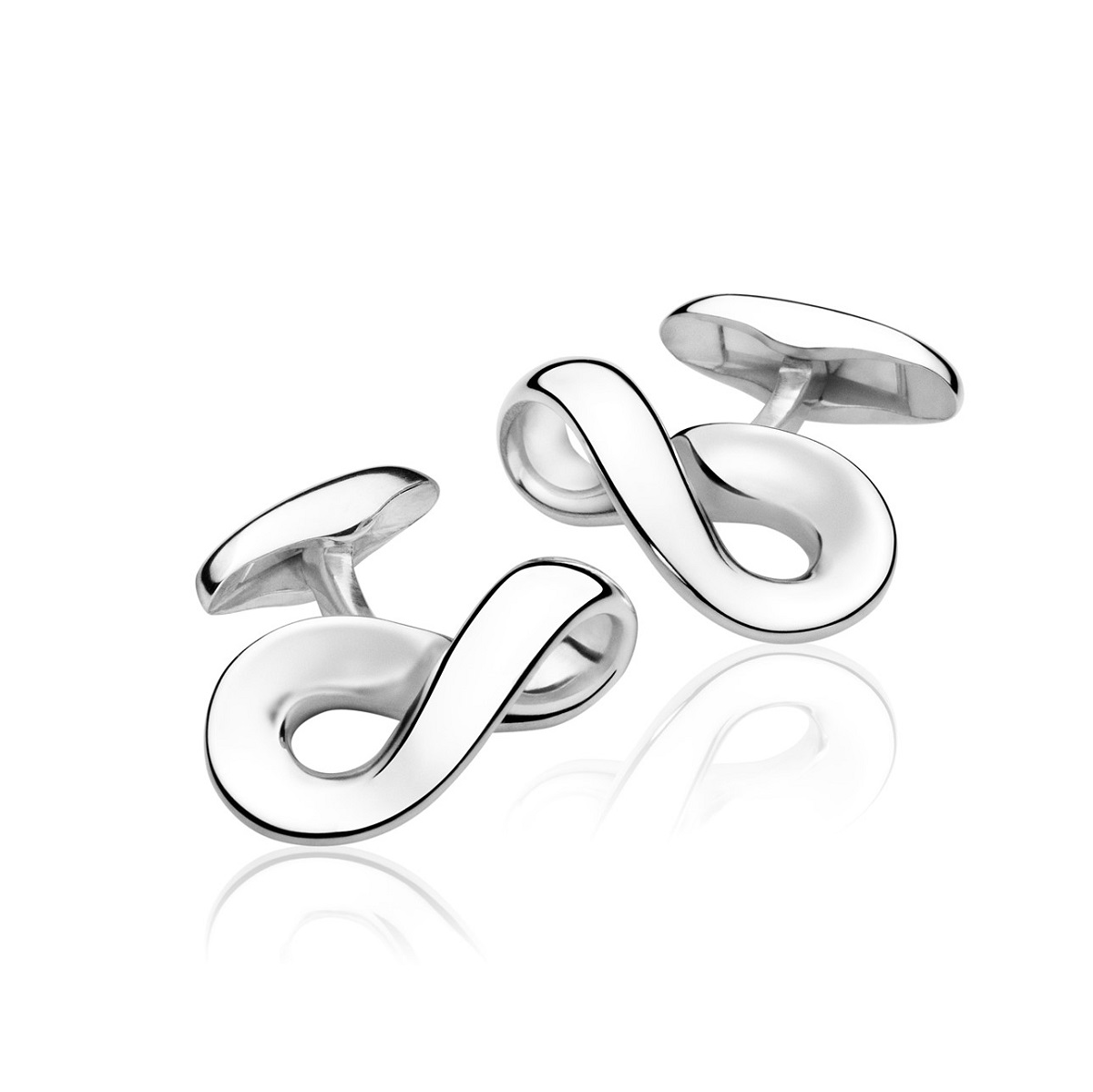 Georg Jensen sterling silver Infinity gents cufflinks