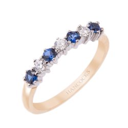 18ct Gold Sapphire and Diamond Ring