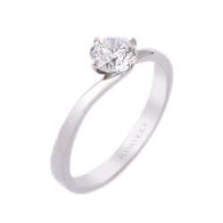 Certificated Brilliant Cut Solitaire Diamond Ring