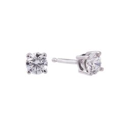 0.62ct White Gold Diamond Stud Earrings