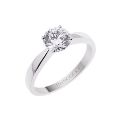 Platinum 1.04ct Brilliant Cut Diamond Solitaire Ring