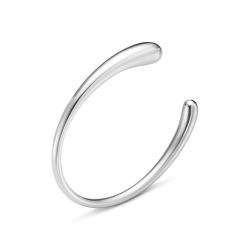 Georg Jensen Mercy sterling silver open bangle