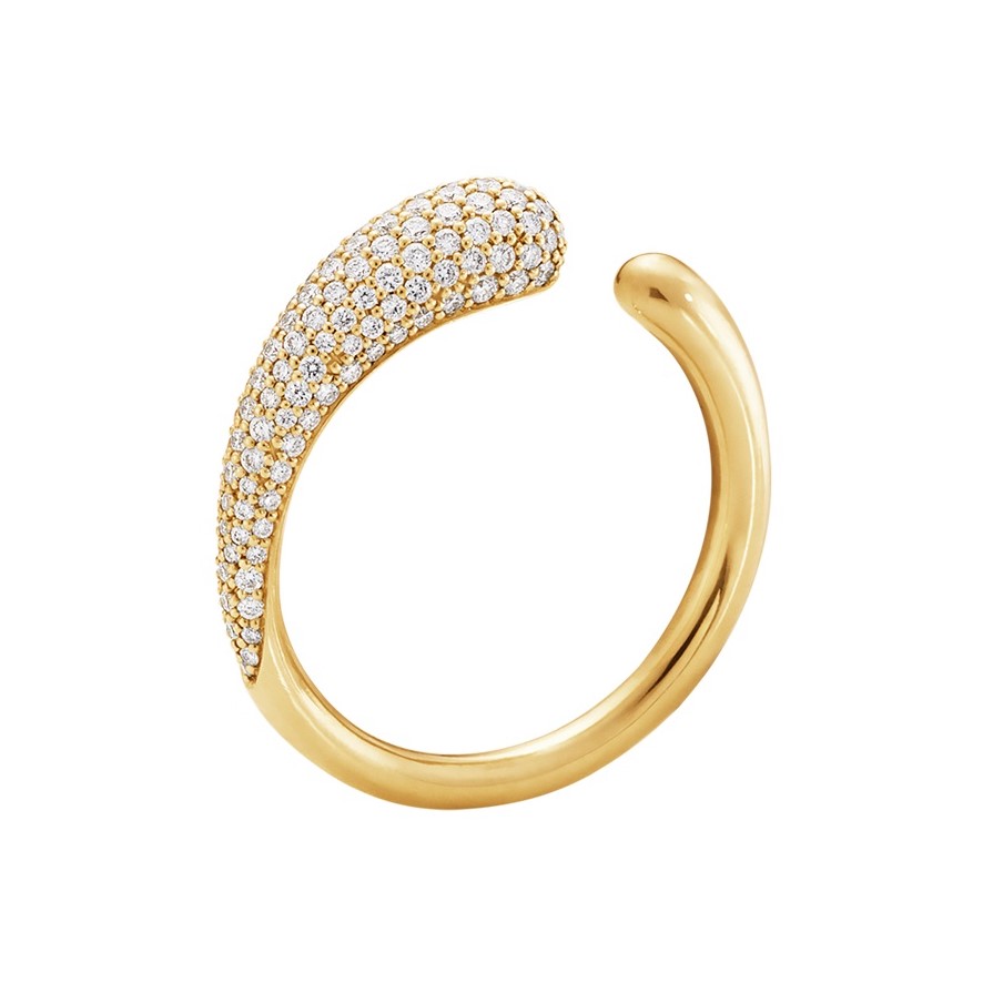 Diamond Set Mercy Mini Ring