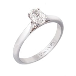 platinum diamond solitaire ring