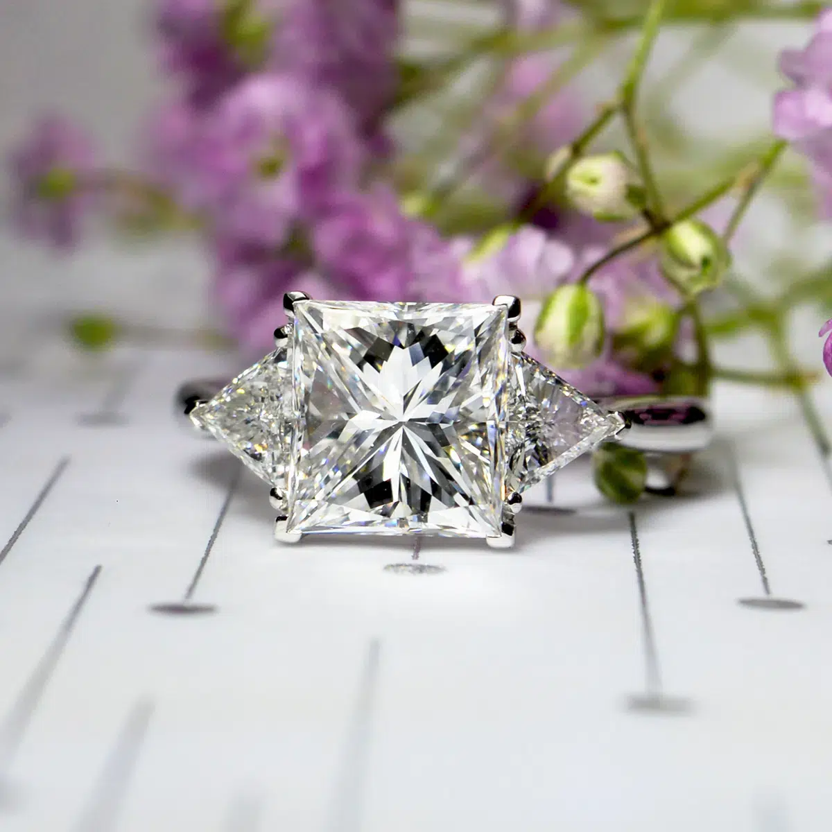 Princess Cut Diamond Ring | Manchester's Most Romantic Restaurants 