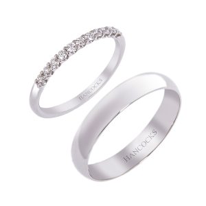 platinum matching wedding bands
