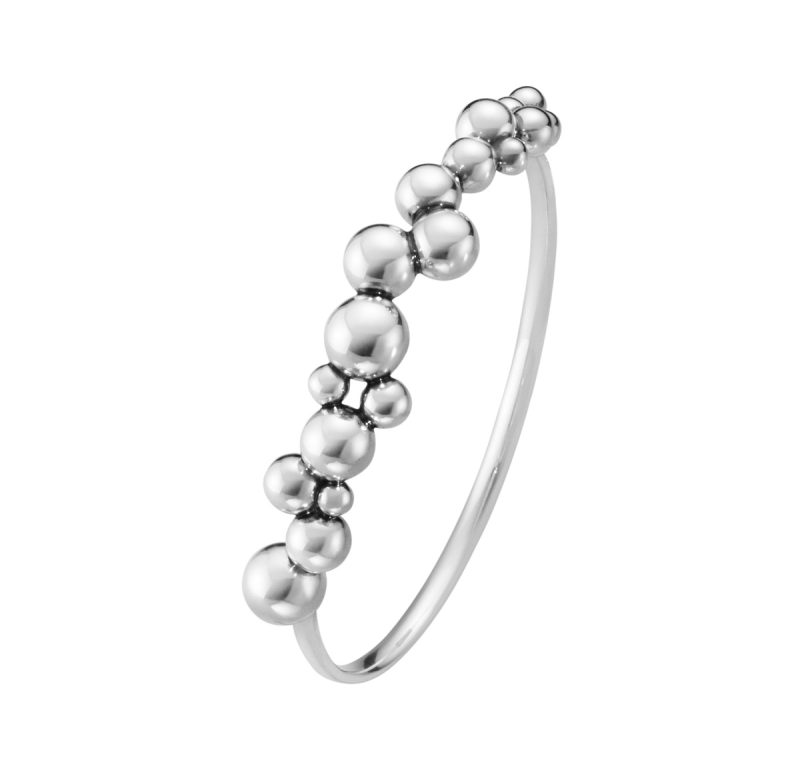 silver Georg Jensen Moonlight Grapes bangle