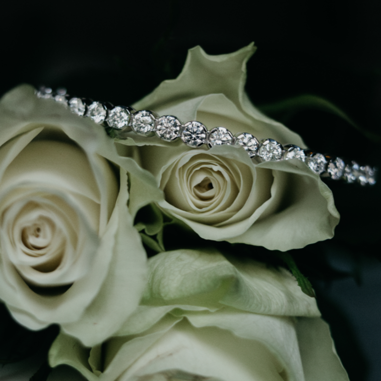 Real diamond tennis bracelets