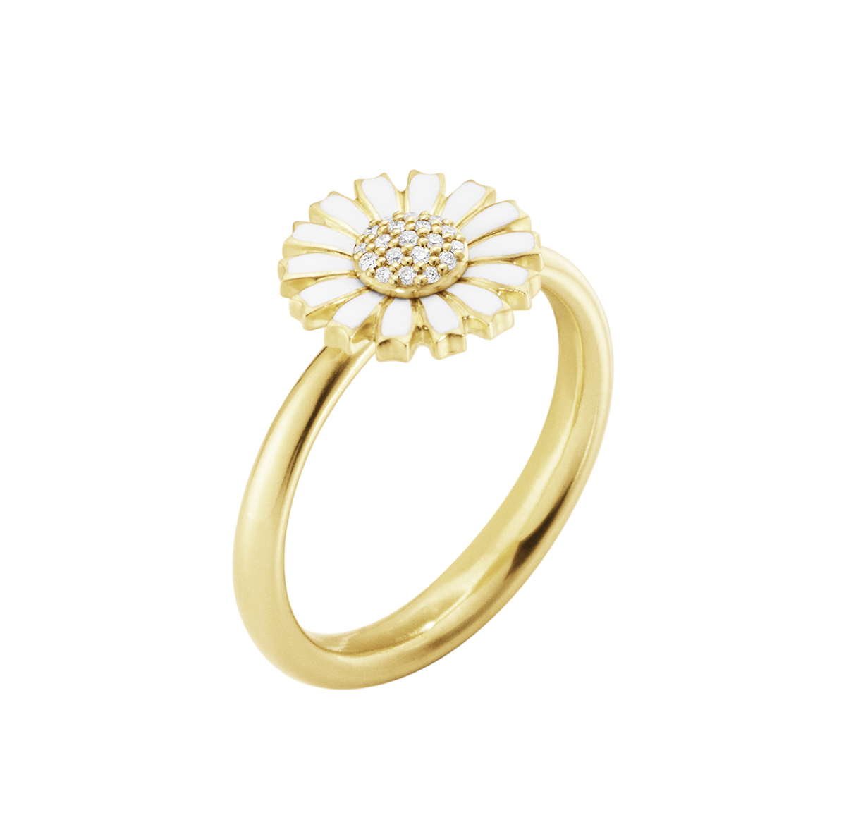 Gold Plated Georg Jensen 2025 Daisy Ring | Hancocks Jewellers