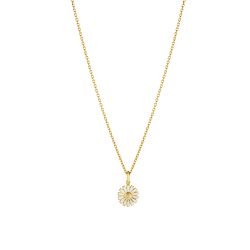 small Daisy gold plated Georg Jensen pendant