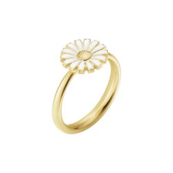 11mm Daisy gold plated silver Georg Jensen ring