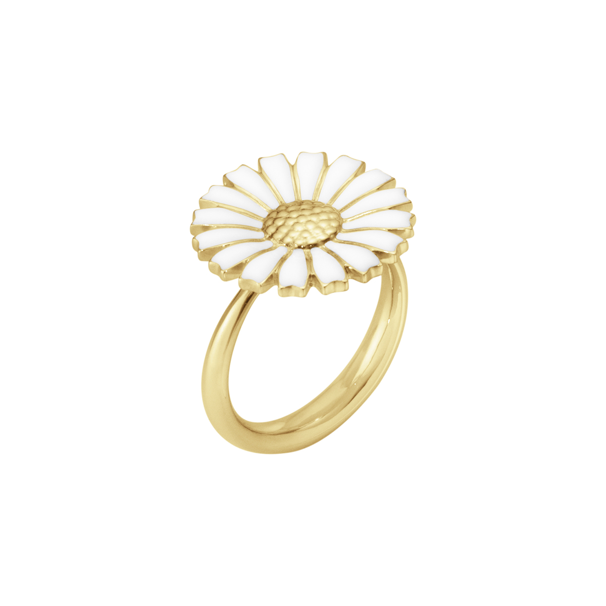 gold plated silver Daisy ring