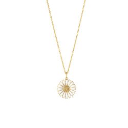 gold plated silver Georg Jensen Daisy pendant