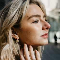 Yellow Diamond Earrings