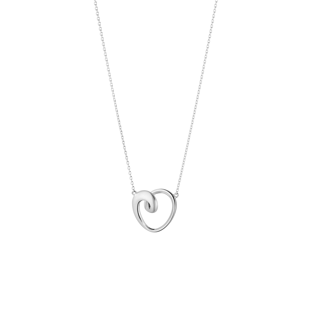 2026 silver Georg Jensen heart pendant