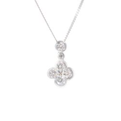brilliant cut diamond pendant