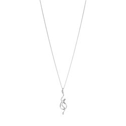 silver Georg Jensen Forget me knot pendant