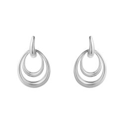 silver Offspring earrings from Georg Jensen