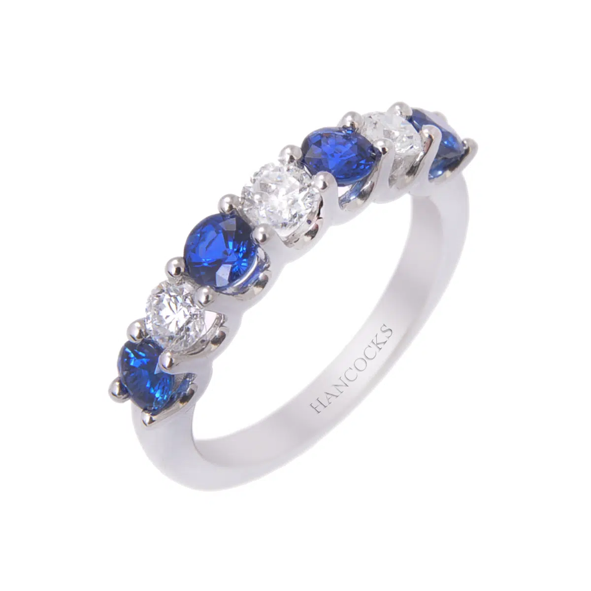 Sapphire and Diamond Eternity Ring