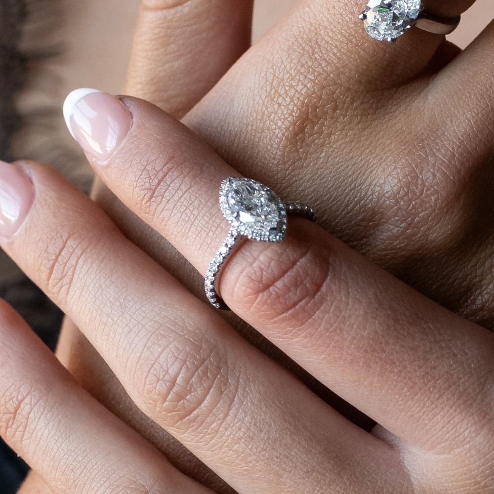 Marquise Cut Engagement Rings Hancocks Jewellers Manchester