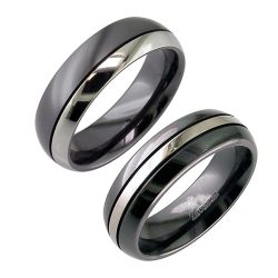 matching zirconium wedding bands