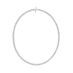Weft silver Georg Jensen single link necklace