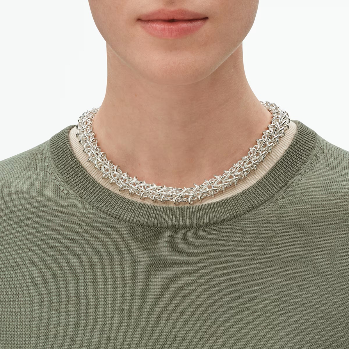 Weft Double Link Necklace Georg Jensen - Image 3