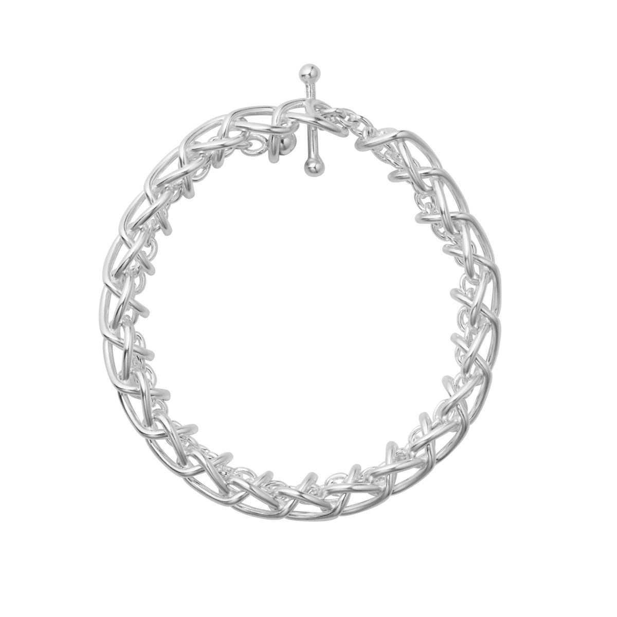 Weft silver Georg Jensen bracelet