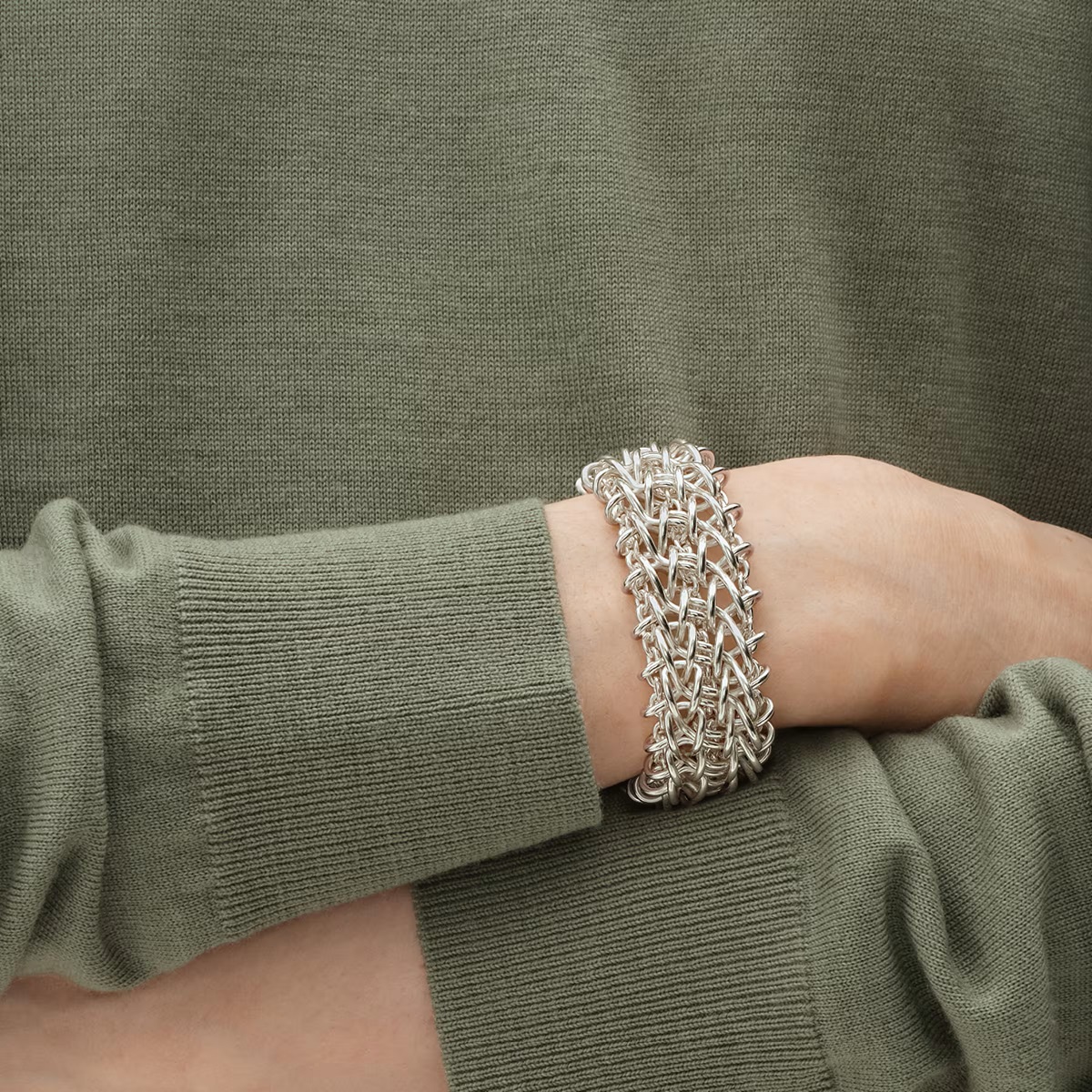 Weft Triple Link Bracelet Georg Jensen - Image 4