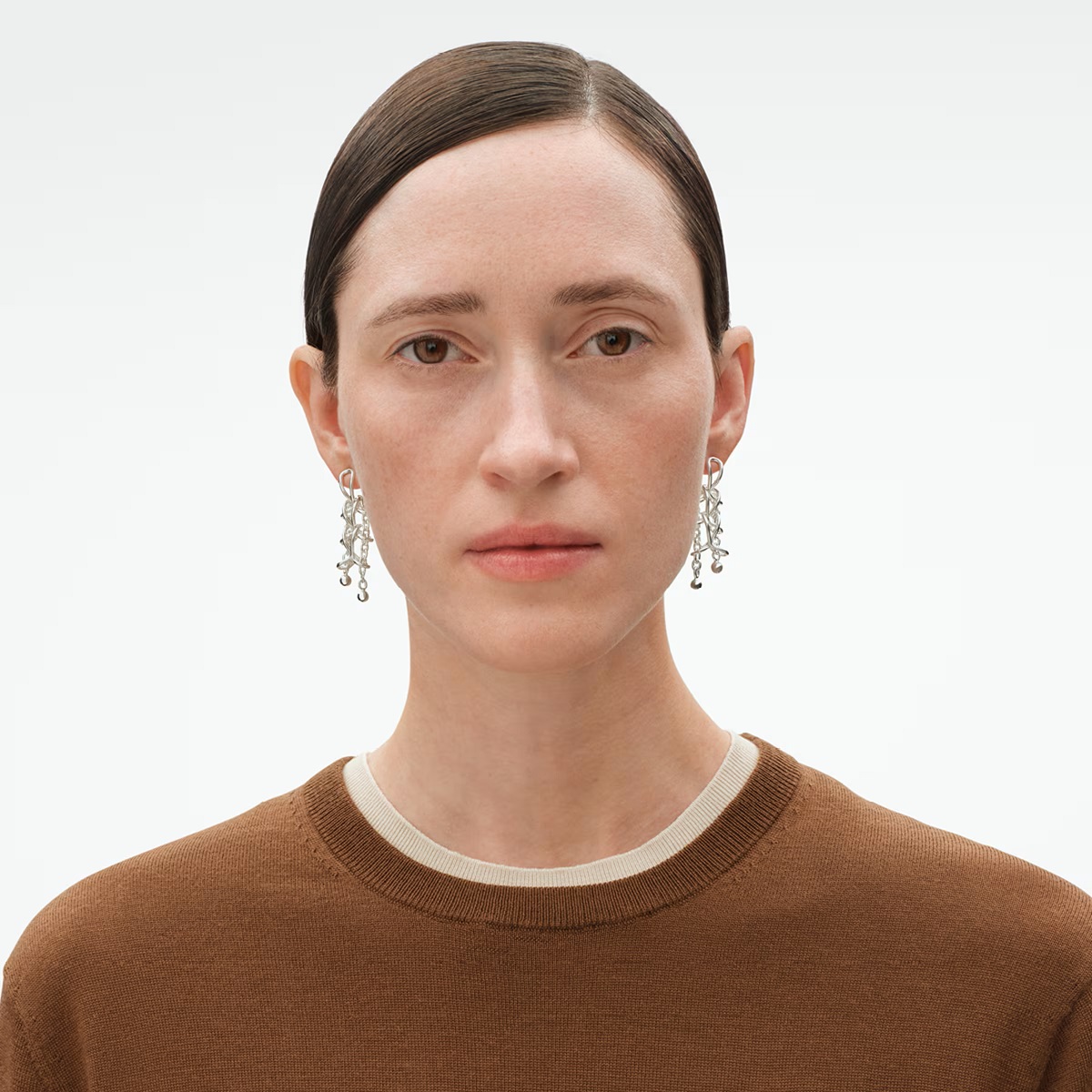Weft Double Drop Earrings Georg Jensen - Image 3