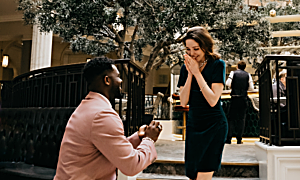 Christmas Proposal during christmas