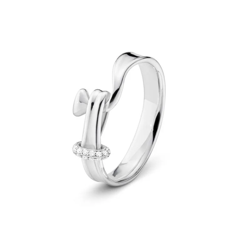Georg Jensen Torun silver and pave’ diamond ring 3560680_TORUN_RING_204A_SI_WG (2)