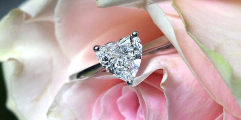 Heart Cut Diamond Engagement Ring