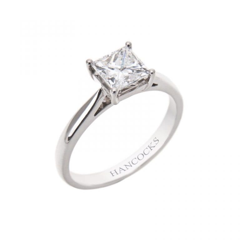 gia certificated 1 carat princess cut diamond ring 3H 40 800x800