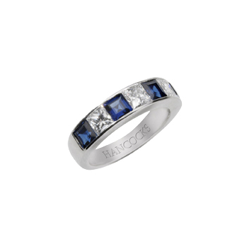 Sapphire and Diamond Eternity Ring